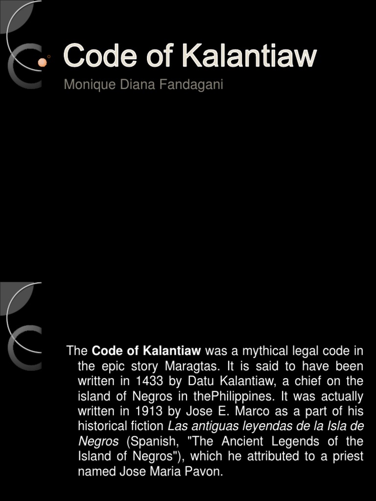 The Incredible Code of Kalantiaw Exposing a 20th Century Philippine