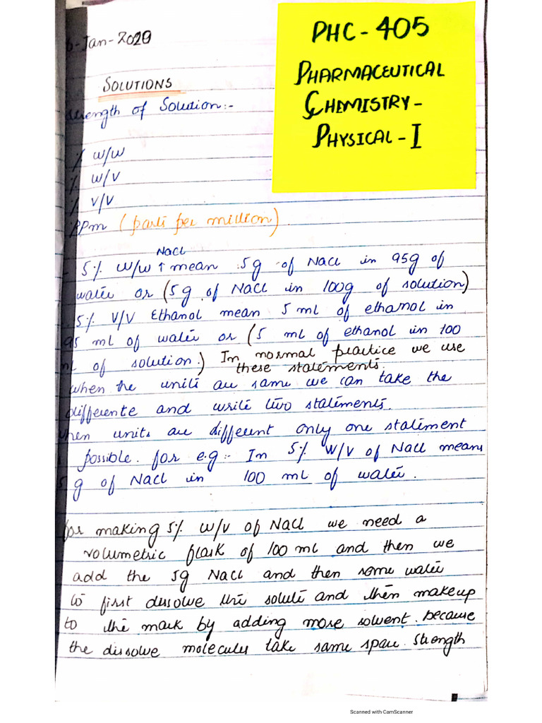 Physical Chemistry Part 1 Pdf