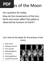 Phases of The Moon | PDF | Science & Mathematics