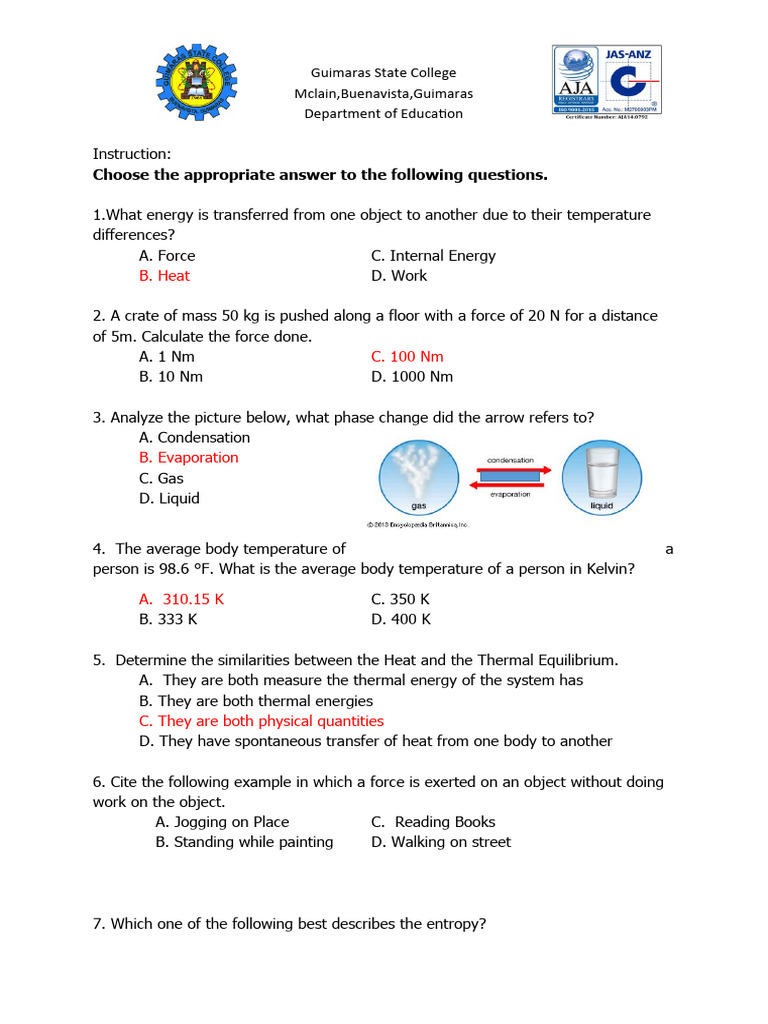 Heat Pdf Heat Temperature