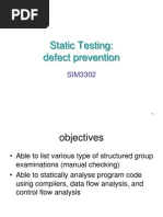 Static Testing