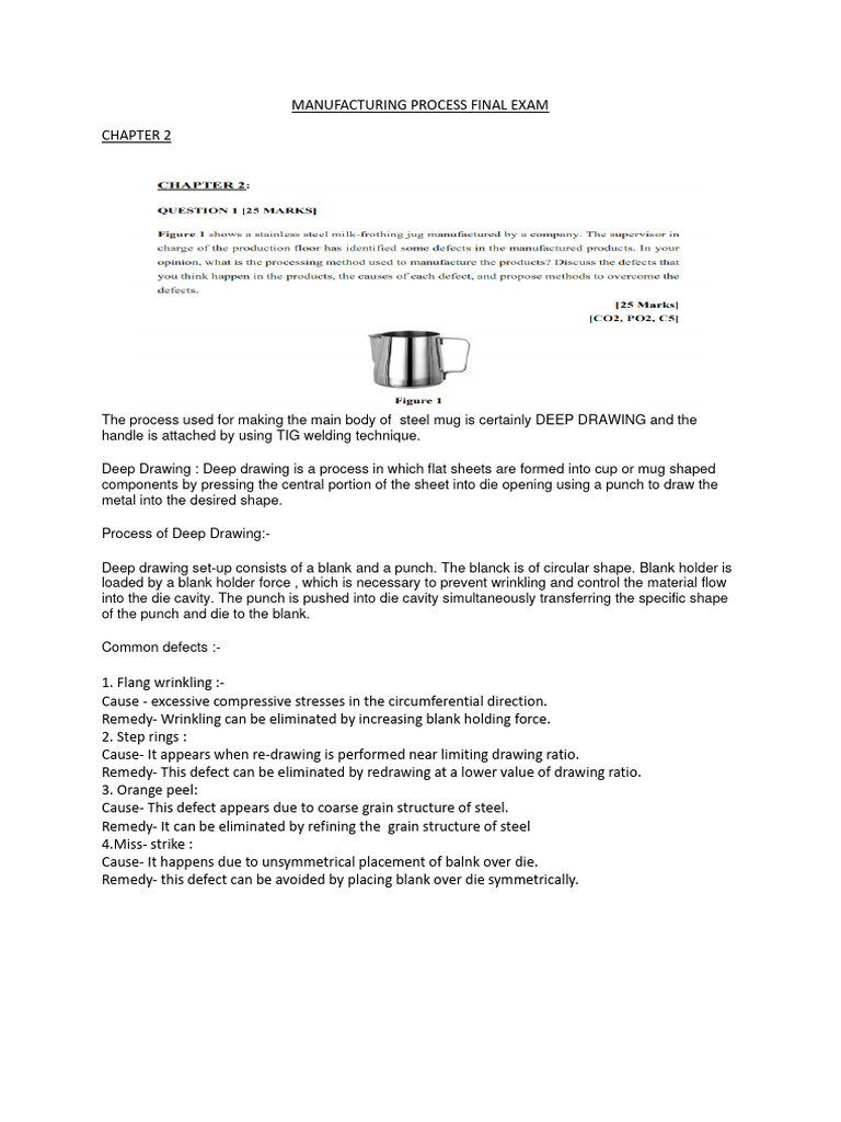 Deep Drawing Defects and Solutions | PDF | Building Engineering ...