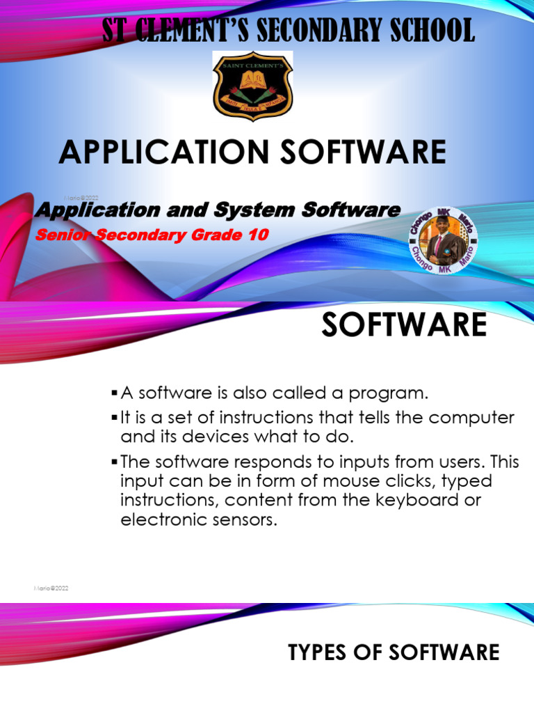 Application Software G10 | PDF | Operating System | Computer Aided Design