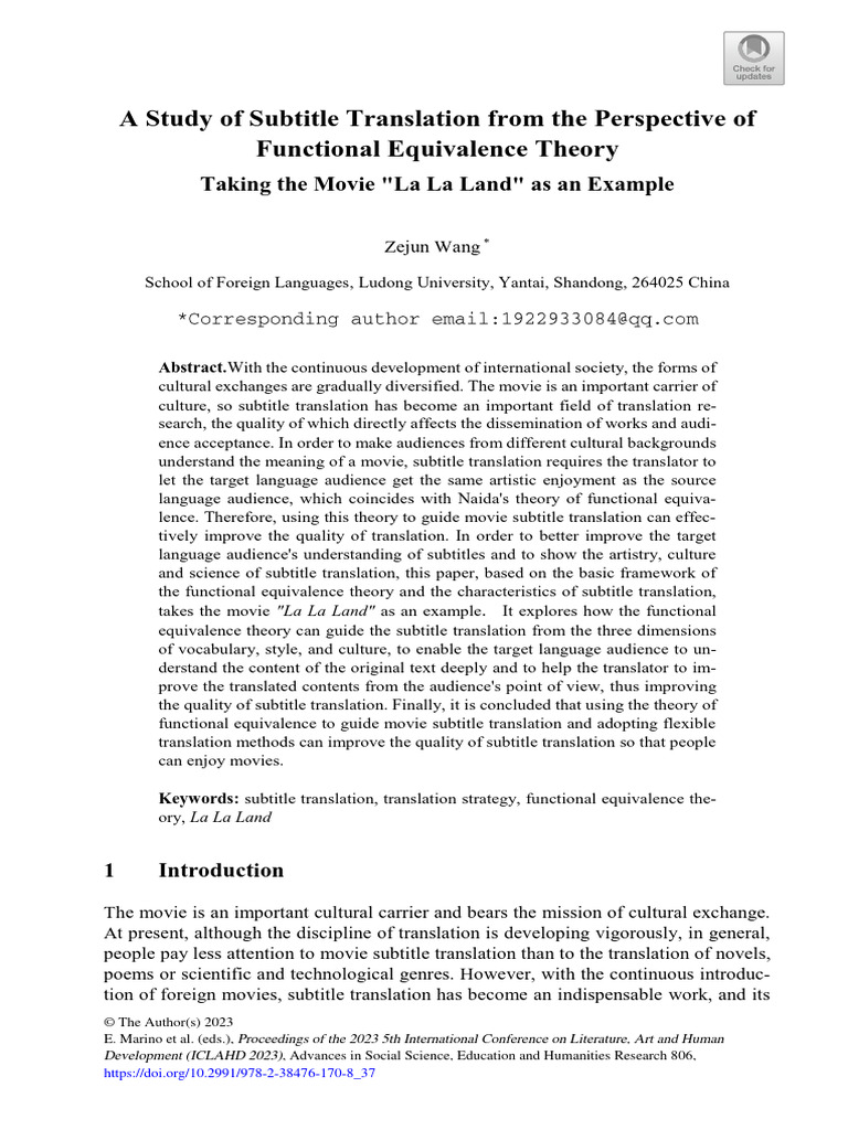 Functional Equivalence Theory Pdf