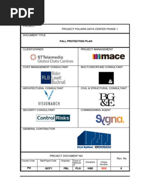 Fall Protection Plan Rev.0 AHM