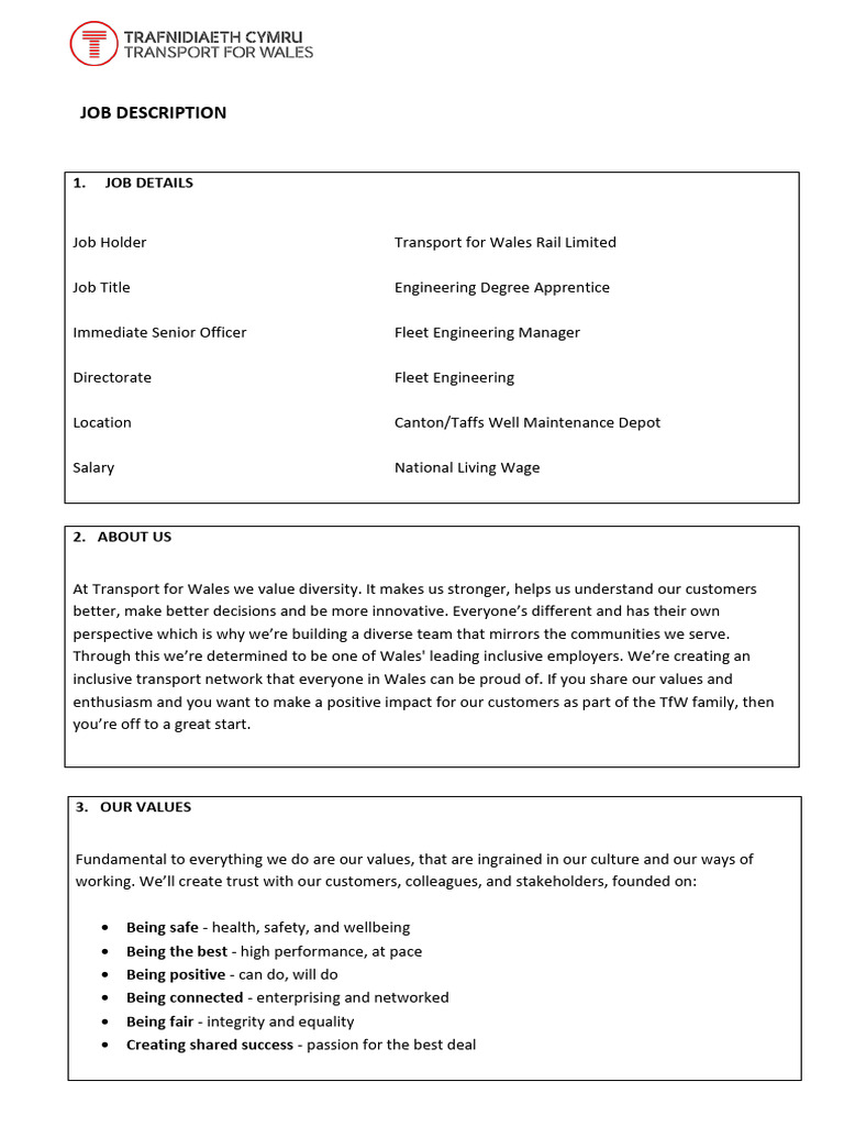 Engineering Degree Apprentice Role | PDF | Safety | Apprenticeship