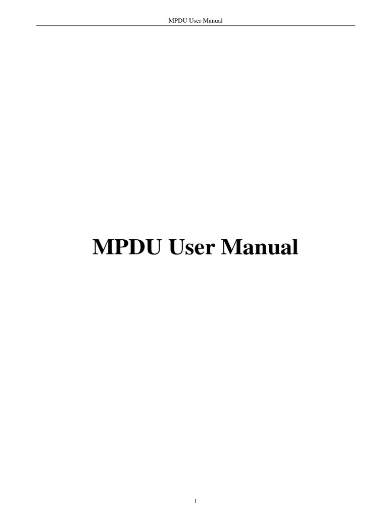 MPDU Port Number Configuration Guide | PDF | Ip Address | World Wide Web