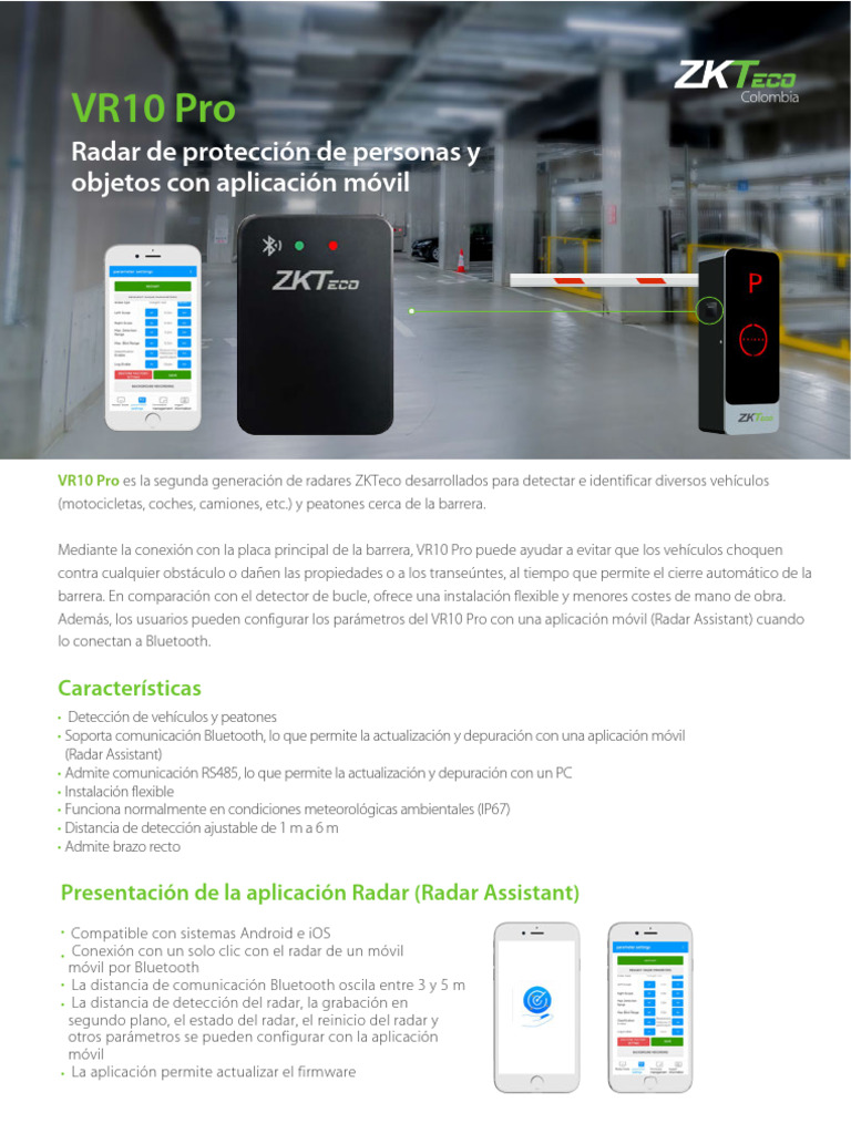 VR10-Pro Datasheet | PDF | Bluetooth | Aplicación movil