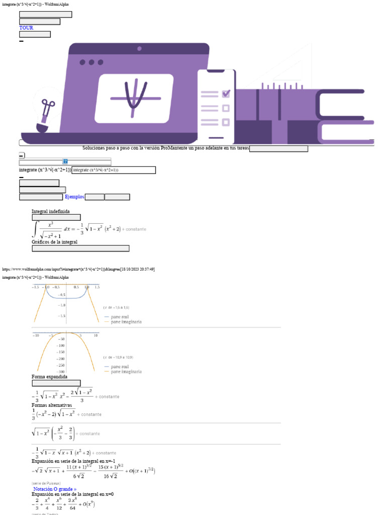 Integrate (X 3 (-X 2+1) ) - WolframAlpha | PDF | Integral | Software de ...