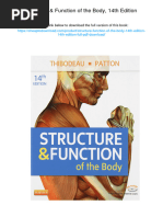 Structure & Function of the Body 16th Ed. | PDF | Lesson Plan