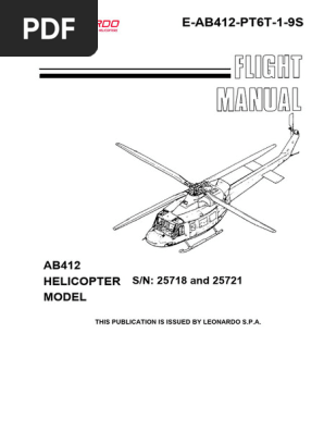 AB412 Helicopter Operation Manual | PDF | Aviation