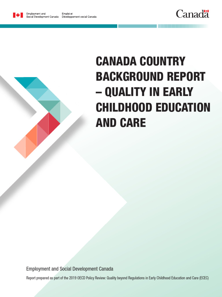 Canada Country Background Report - Quality in Early Childhood Education ...