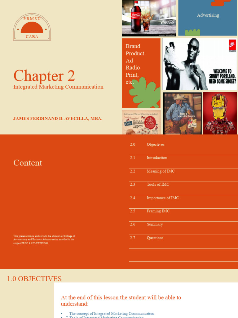 Chapter 2 Integrated Marketing Communication | PDF | Marketing ...