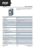 Siemens SIMATIC S7-1500H CPU Data Sheet | PDF | Computer Architecture ...