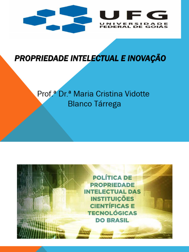 Inovação e Propriedade Intelectual na Graduação | PDF | Propriedade ...