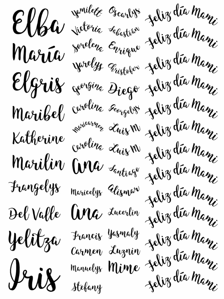 NOMBRES DE CORAZON | PDF