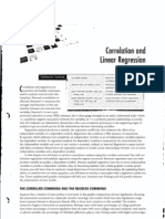 Correlation and Linear Regression Techniques