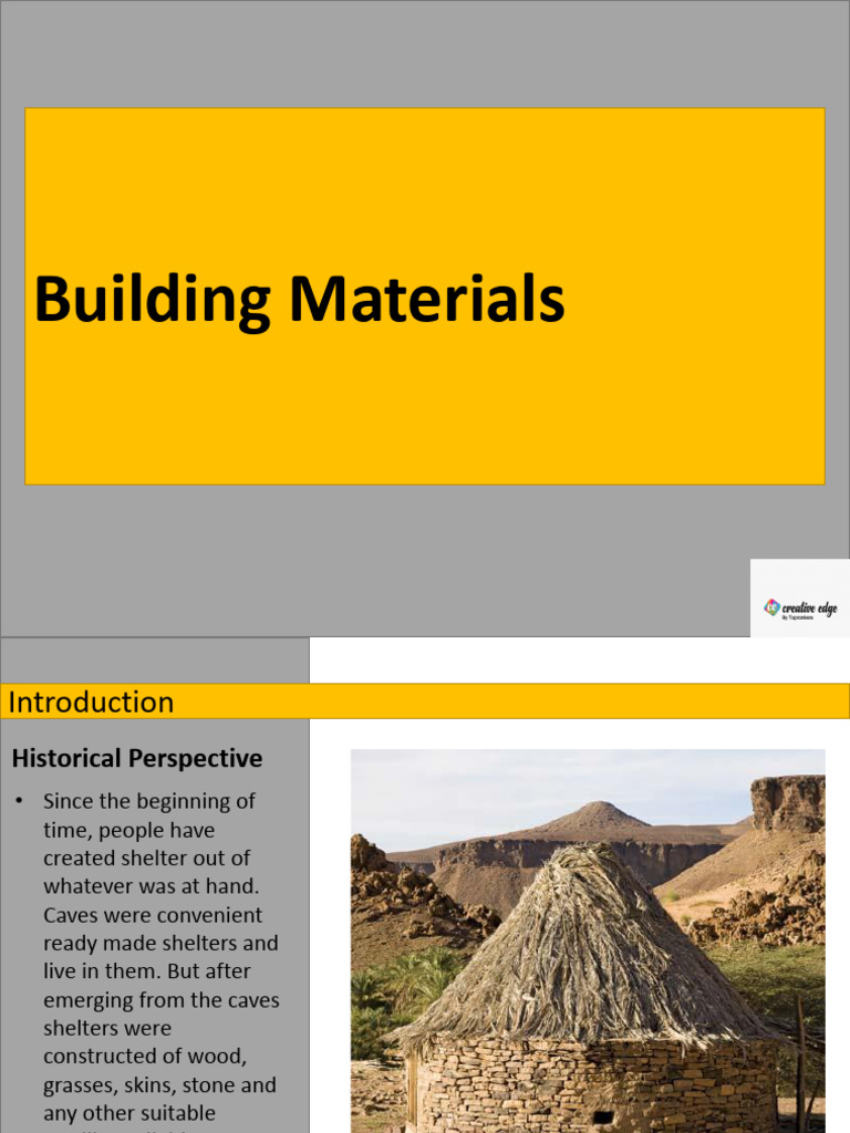 Essential Building Materials Overview | PDF | Lime (Material) | Cement