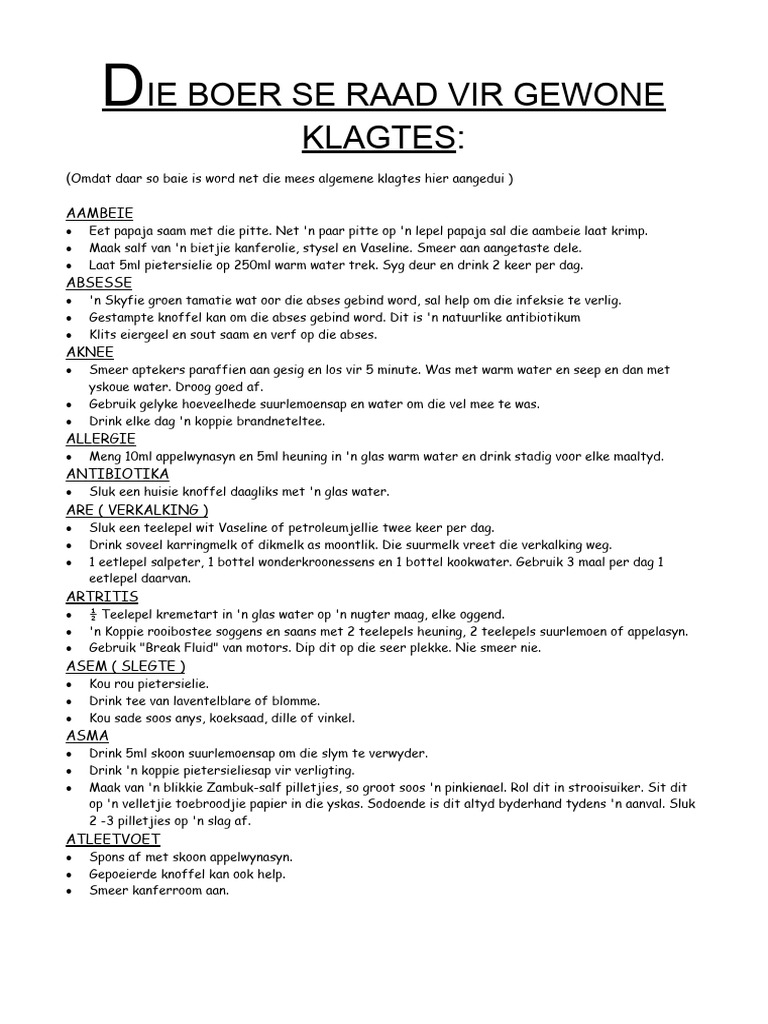 Boere Rate | PDF