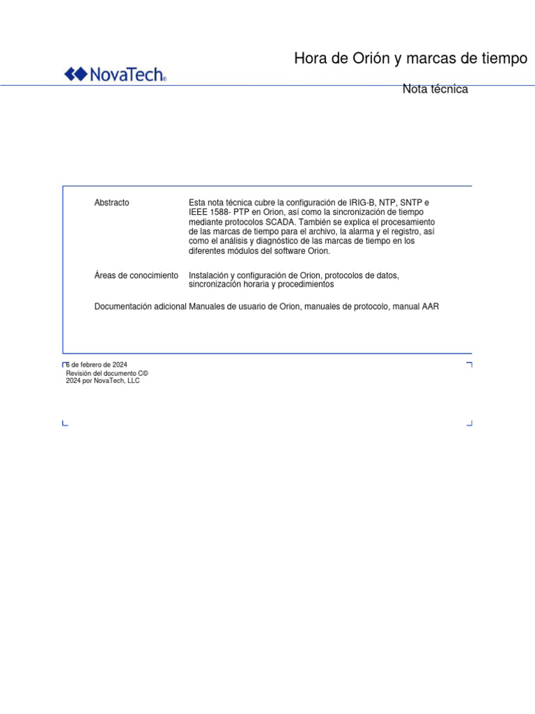 TechNote Time and Timestamps Translated | PDF | Hipervínculo | Software