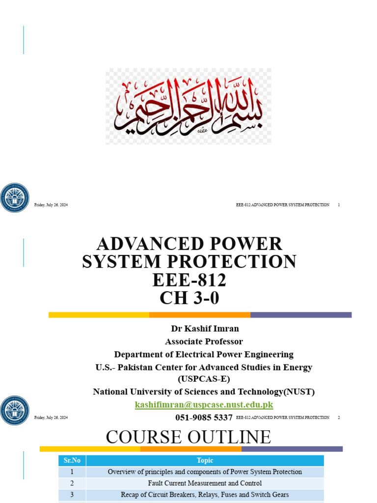 Advanced Power System Protection Course | PDF | Fuse (Electrical ...