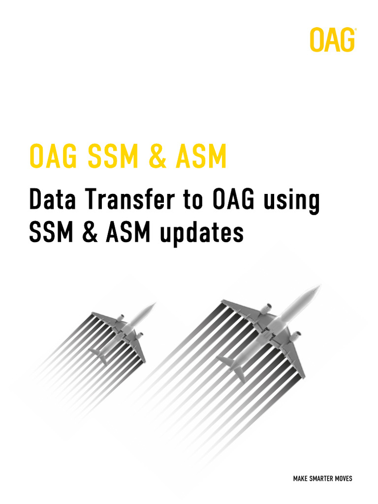 OAG SSM & ASM Message Overview | PDF | Airlines | Databases