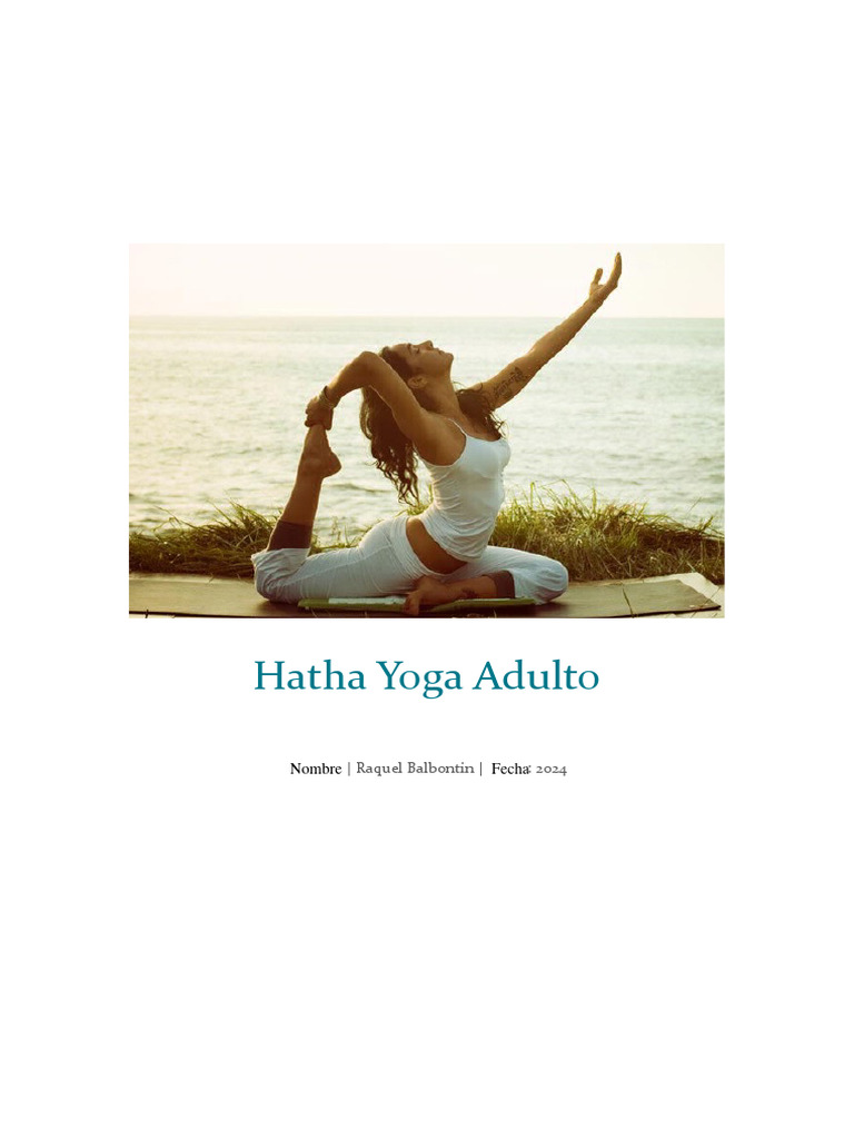 Hatha Yoga Adulto Pdf Yoga Asana