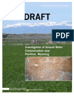 Draft EPA Report on Pavillion, Wyoming, fracturing, Dec 8 2011