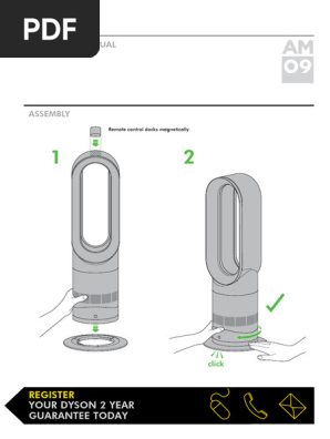 Dyson AM09 Hot & Cool Manual | PDF | Thermostat | Recycling