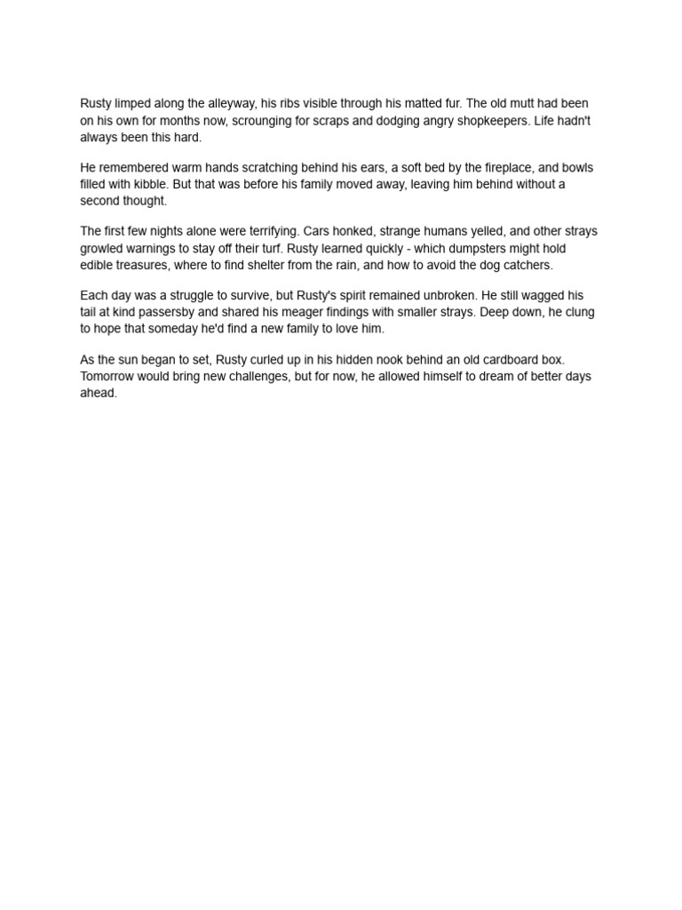 Dream About A Stray Dog Following Me