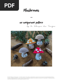 Amigurumi 233cute Mushrooms