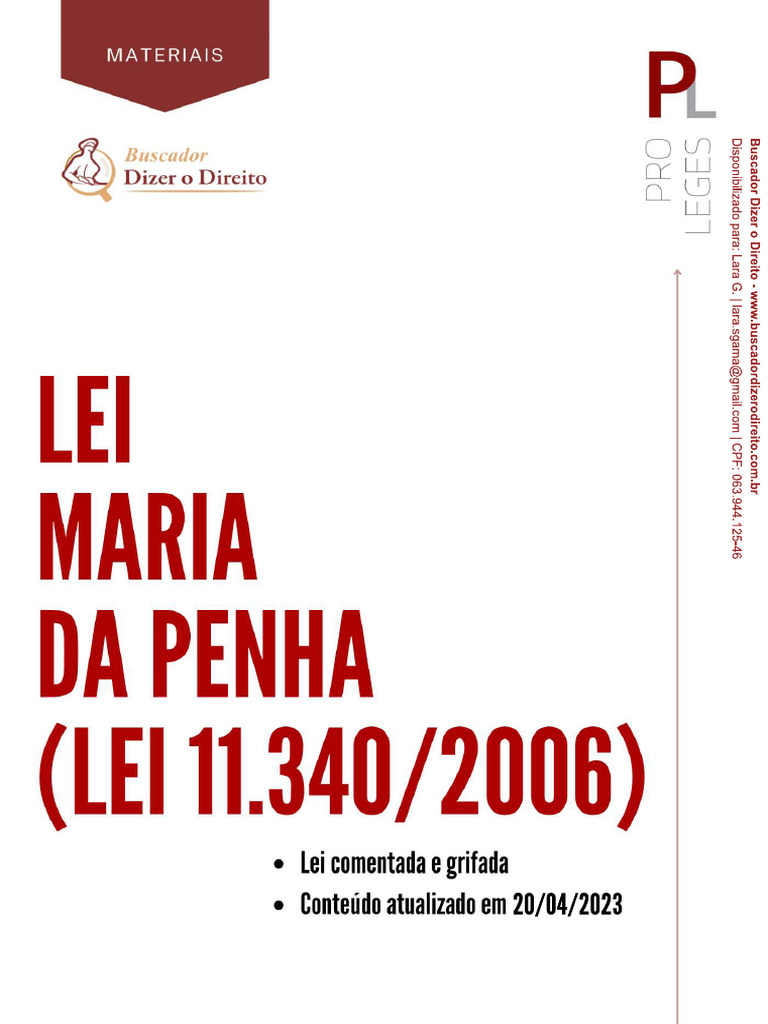 Lei Maria Da Penha | PDF