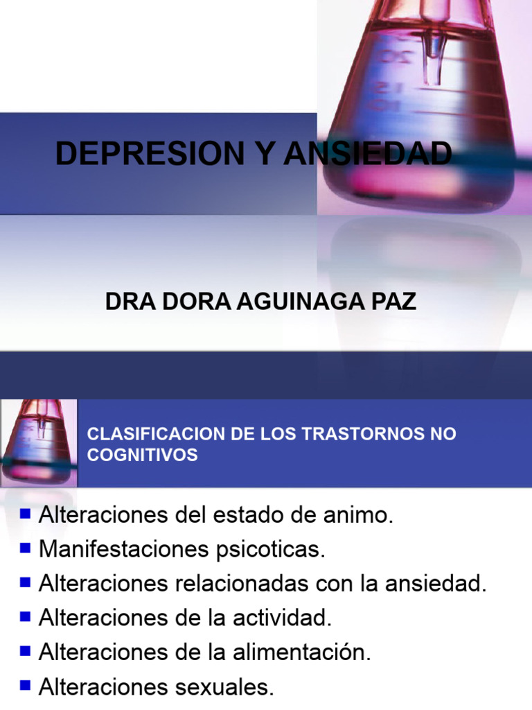 Depresion y Ansiedad | PDF | Trastorno depresivo mayor | Depresión ...