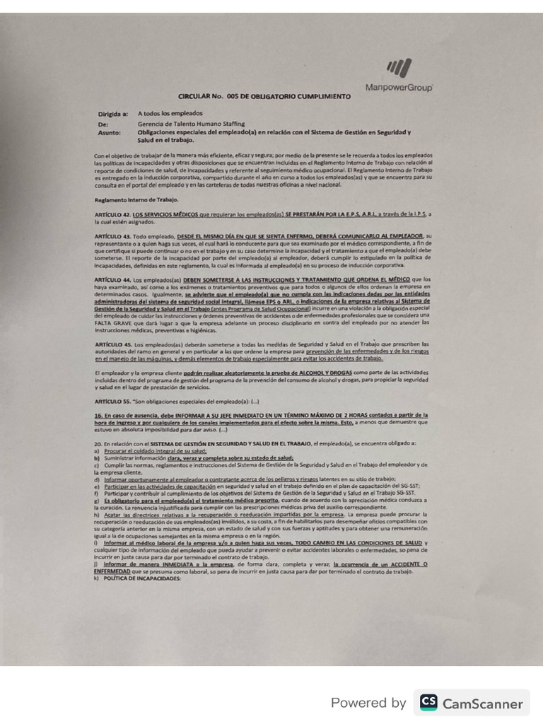 Circular 005 | PDF