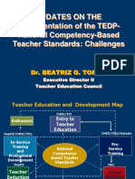 TEDP-NCBTS Implementation Challenges