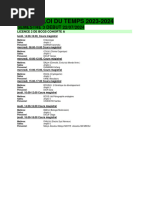 Emploi Du Temps FST 2e Semestre 2025 2026 | PDF | Physique | Chimie