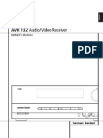 Owners Manual - AVR 132 (English)