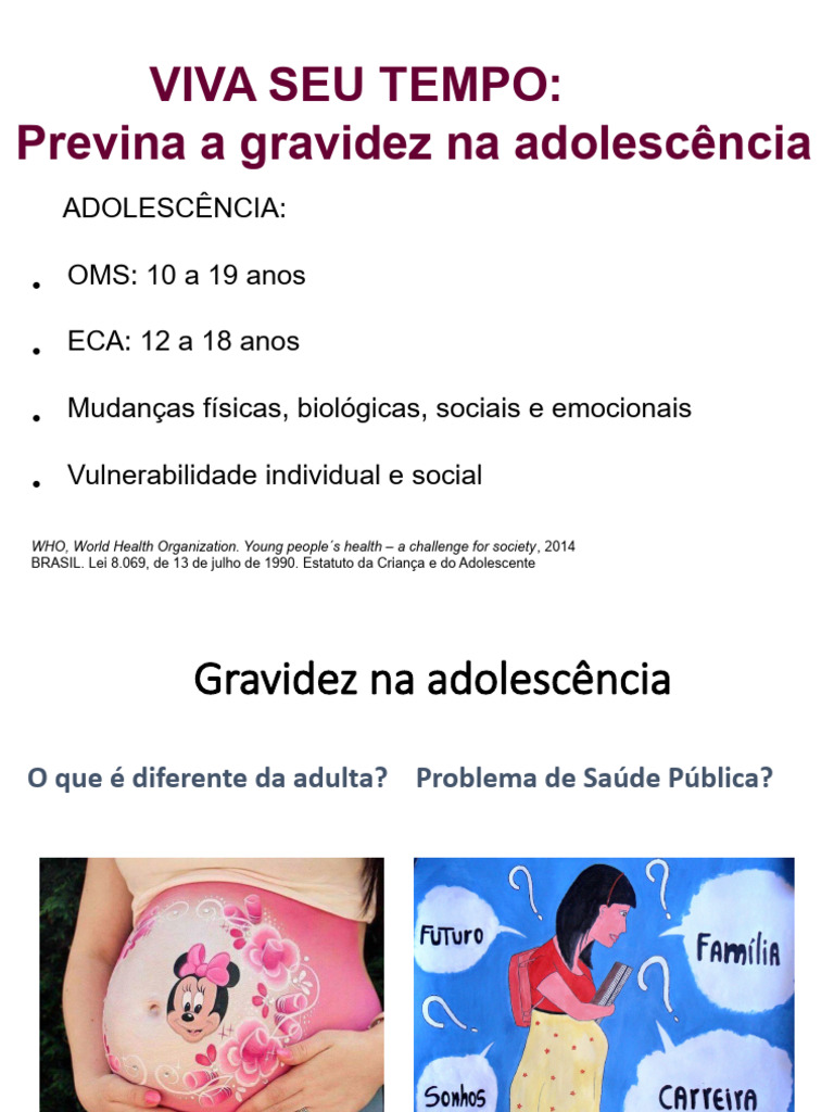 Gravidez Na Adolescencia Viva Seu | PDF | Gravidez na adolescência ...