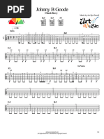 Johnny B Goode Guitar Tab Guide | PDF | Guitars | Songs Written