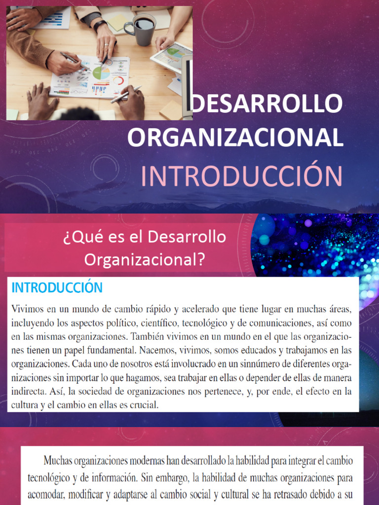 Desarrollo Organizacional | PDF | Sistema | Comportamiento