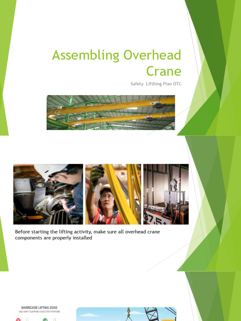 Overhead Crane Safety Lifting Plan | PDF | Crane (Machine) | Equipment