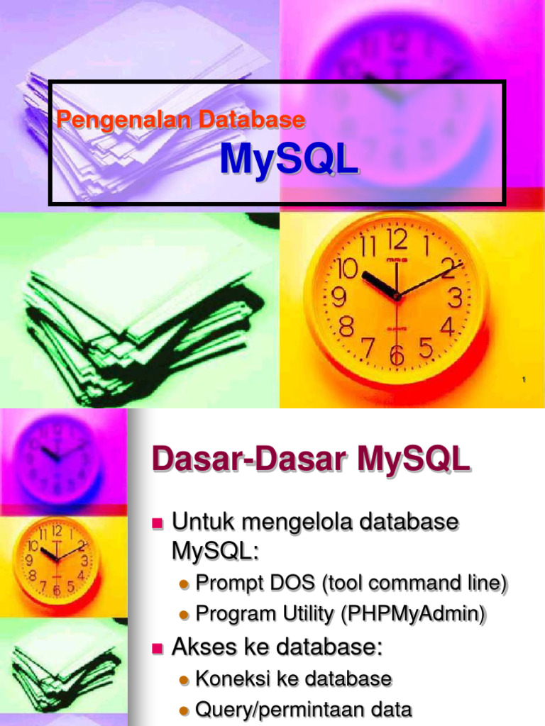 Panduan Dasar Mengelola MySQL | PDF