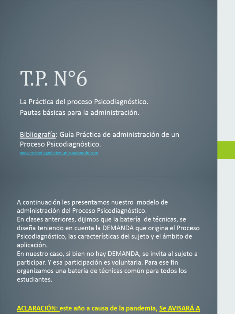 TP6 - Clase 1 | PDF | Sicología