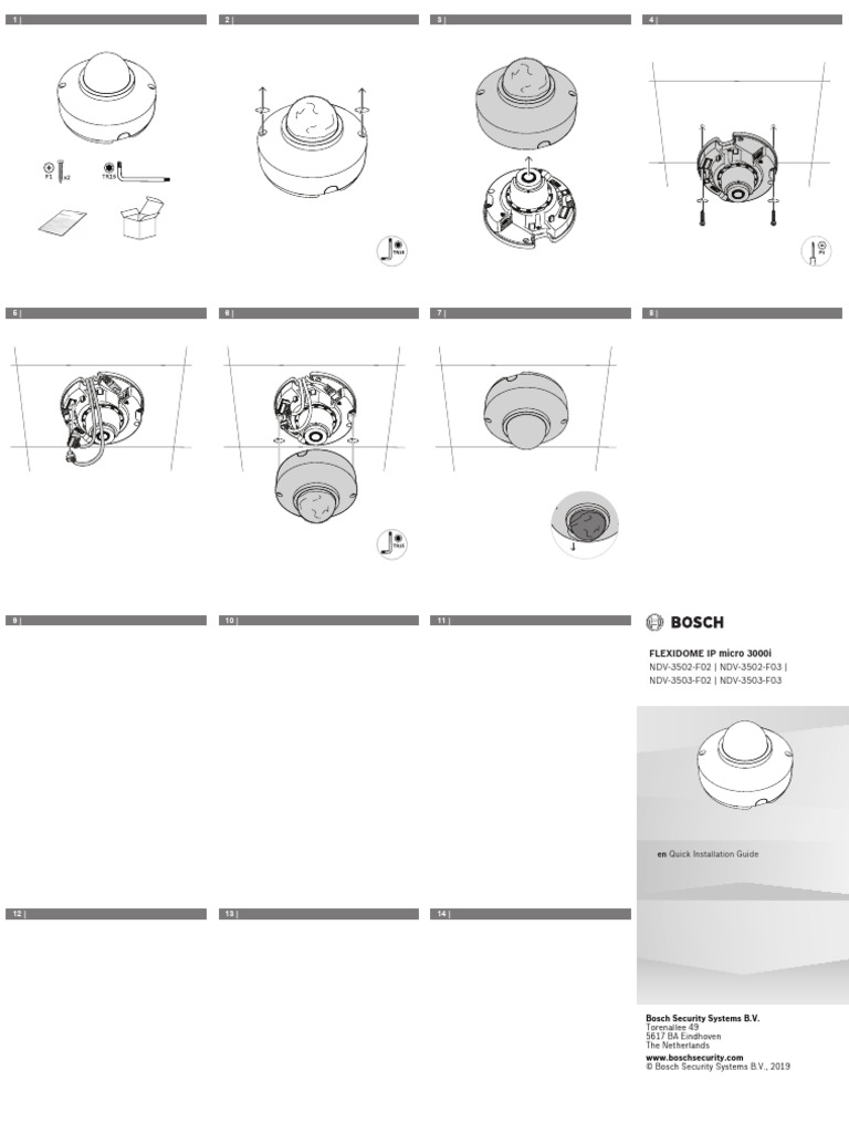 Bosch flexidome ip micro 3000i installation guide pdf