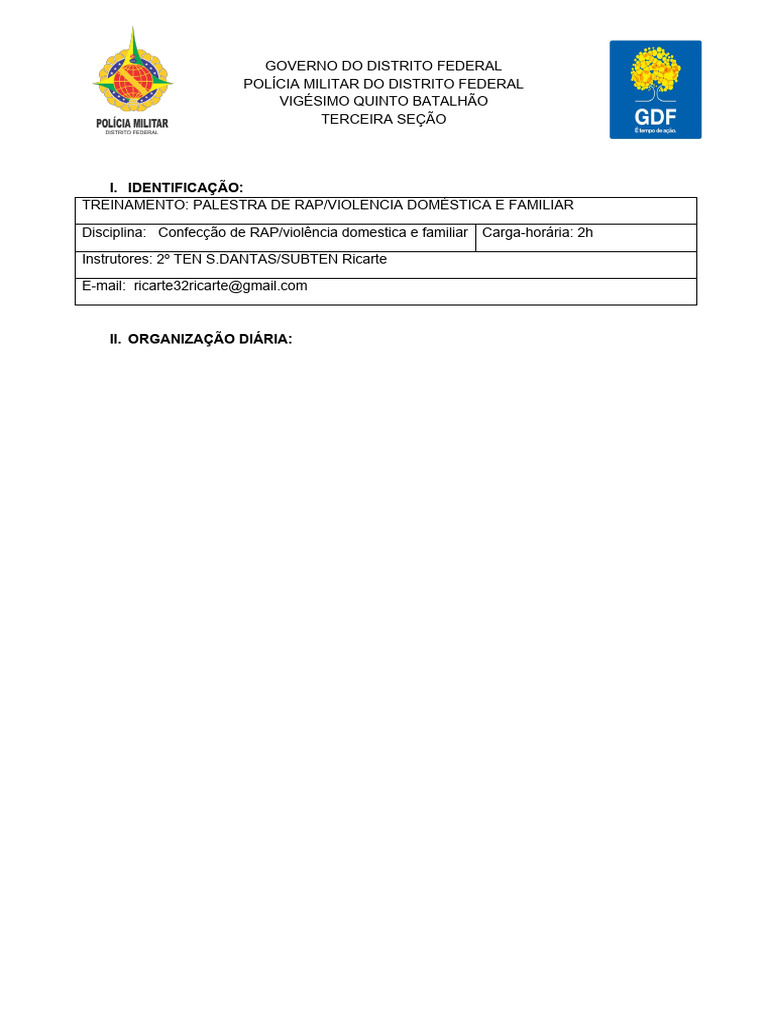 Plano de Aula RAP | PDF