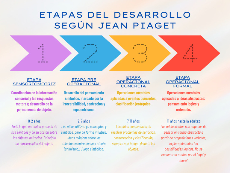 Etapas Del Desarrollo - Jean Piaget | PDF