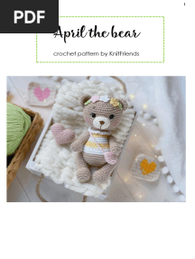 Ursa Tiara de Flores Knitfriends