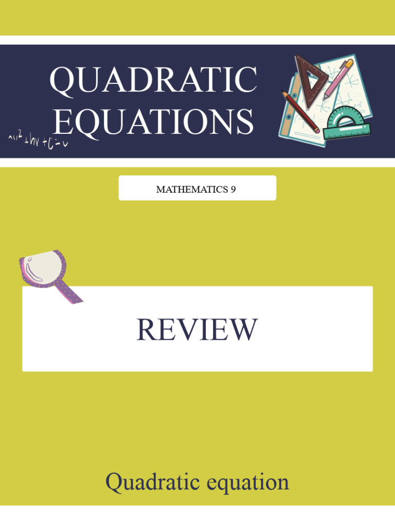 Extracting Square Roots (Quadratic Equations) | PDF | Quadratic ...