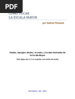 Como Tocar La Escala Mayor-por Gabriel Flamand