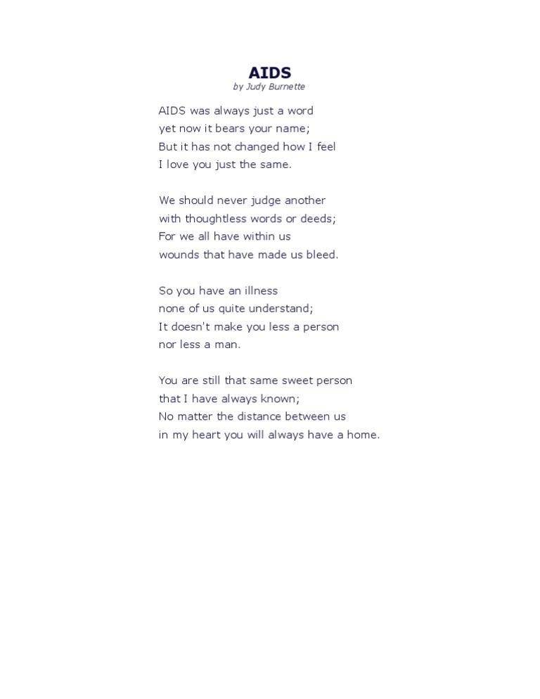 AIDS Poem 1 PDF